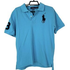 Ralph Lauren Polo Shirt Youth XL 18-20 Kids Big Pony Large 3‎ Classic Fit Blue